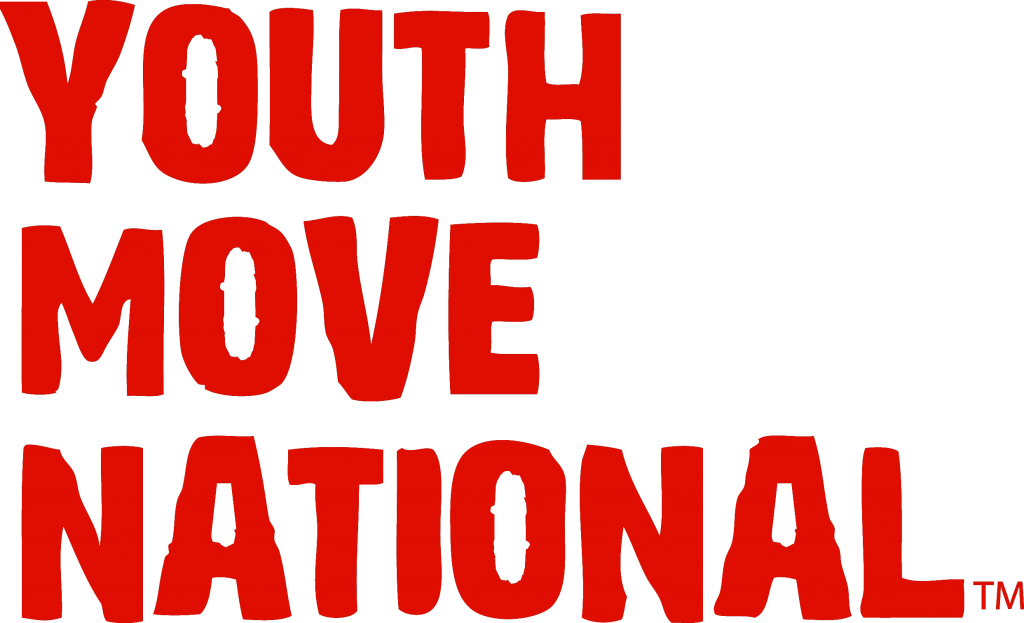Youth MOVE National Logo Vertical Red