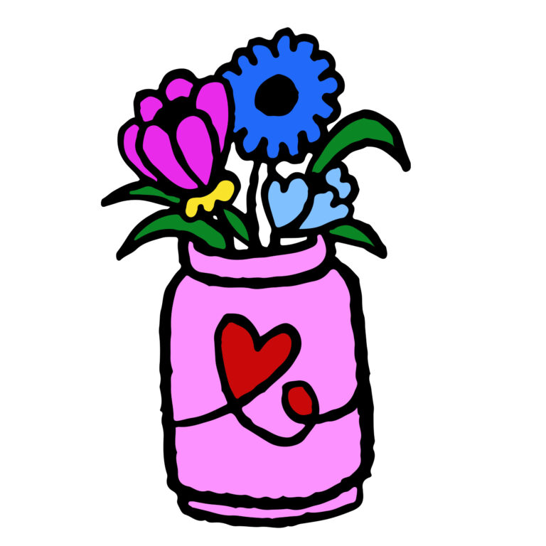 Floral Doodle Illustration